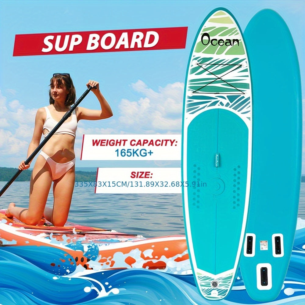 Paddleboard – SUP Board – Stand-Up Paddleboard – Suppen – Inflatable Board – Blauw – Duurzaam PVC – Geschikt Voor Beginners & Gevorderden