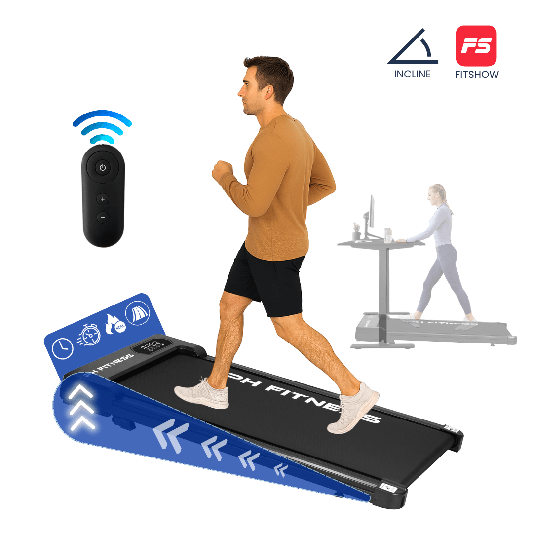 Loopband – Walking Pad – Treadmill – Wandelband – Hardloopband – Compact Design – 1,3PK Motor & Bluetooth bediening