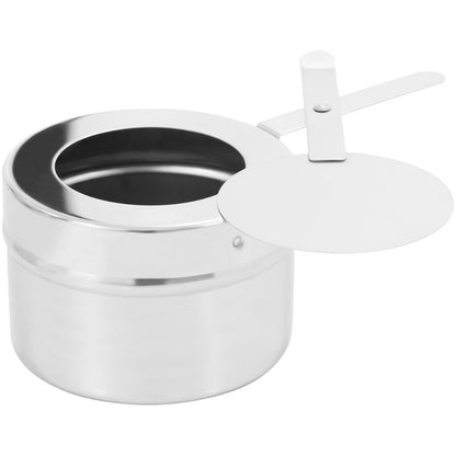 Voedselwarmer – Warmhoudplaat – Buffetwarmer – Chafing Dish – Maaltijdverwarmer – Rond Met Glasdeksel – 5,8 Liter Inhoud – Roestvrij Staal