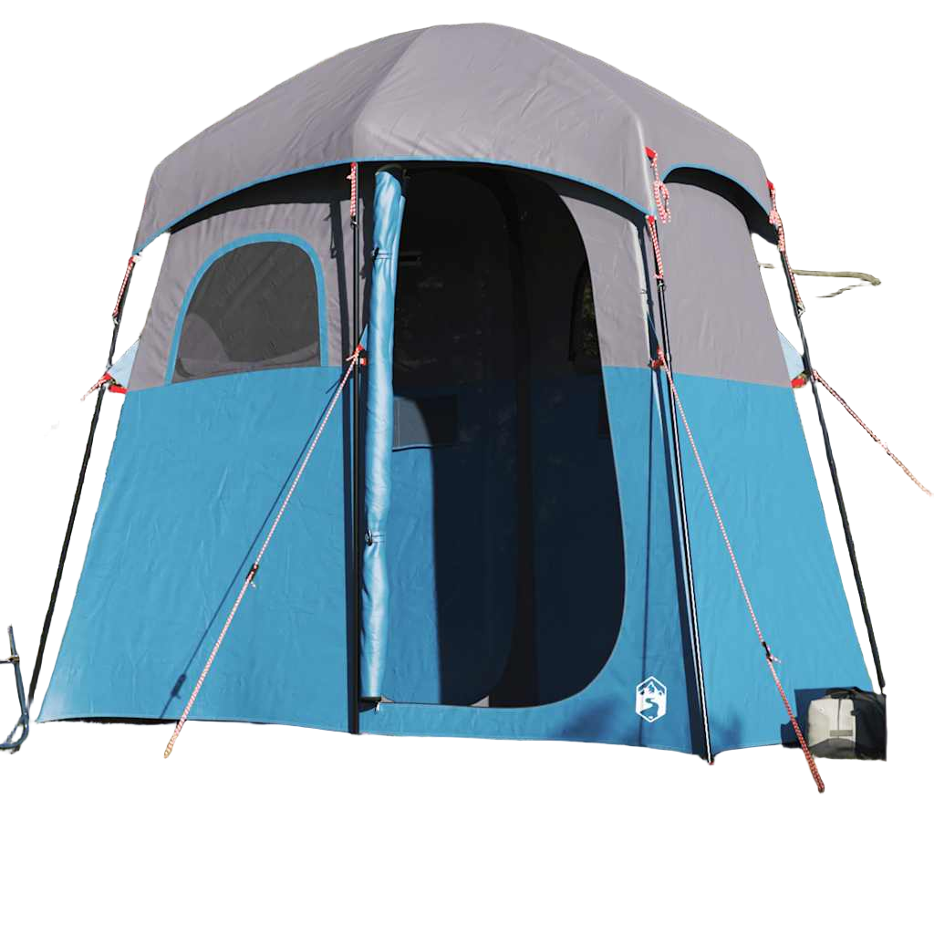 Douchetent – Privacytent – Kampeertent – Kleedruimte – Toilet Tent – Waterdicht Polyester – Lichtgewicht Glasfiber Frame - Blauw