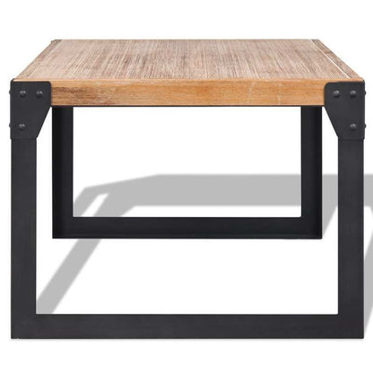 Coffee table 100x60x45cm solid acacia wood This Rectangular Solid Acacia Coffee Table is a lovely focal point bringing together functionality and style for any living area indoors or out without taking over your space making