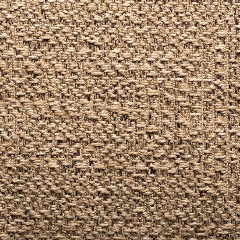 Mat Jute Look – Vloerkleed – Tapijt – Vloermat – Vloerbedekking – Extra Groot 160x230 cm – Weerbestendig & Handgemaakt – Naturel Bruin
