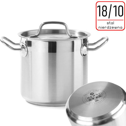 Kookpot – Soeppan – Braadpan – Pannenset – Stoofpan – Professionele 37 Liter – Sandwich Bodem Roestvrij Staal