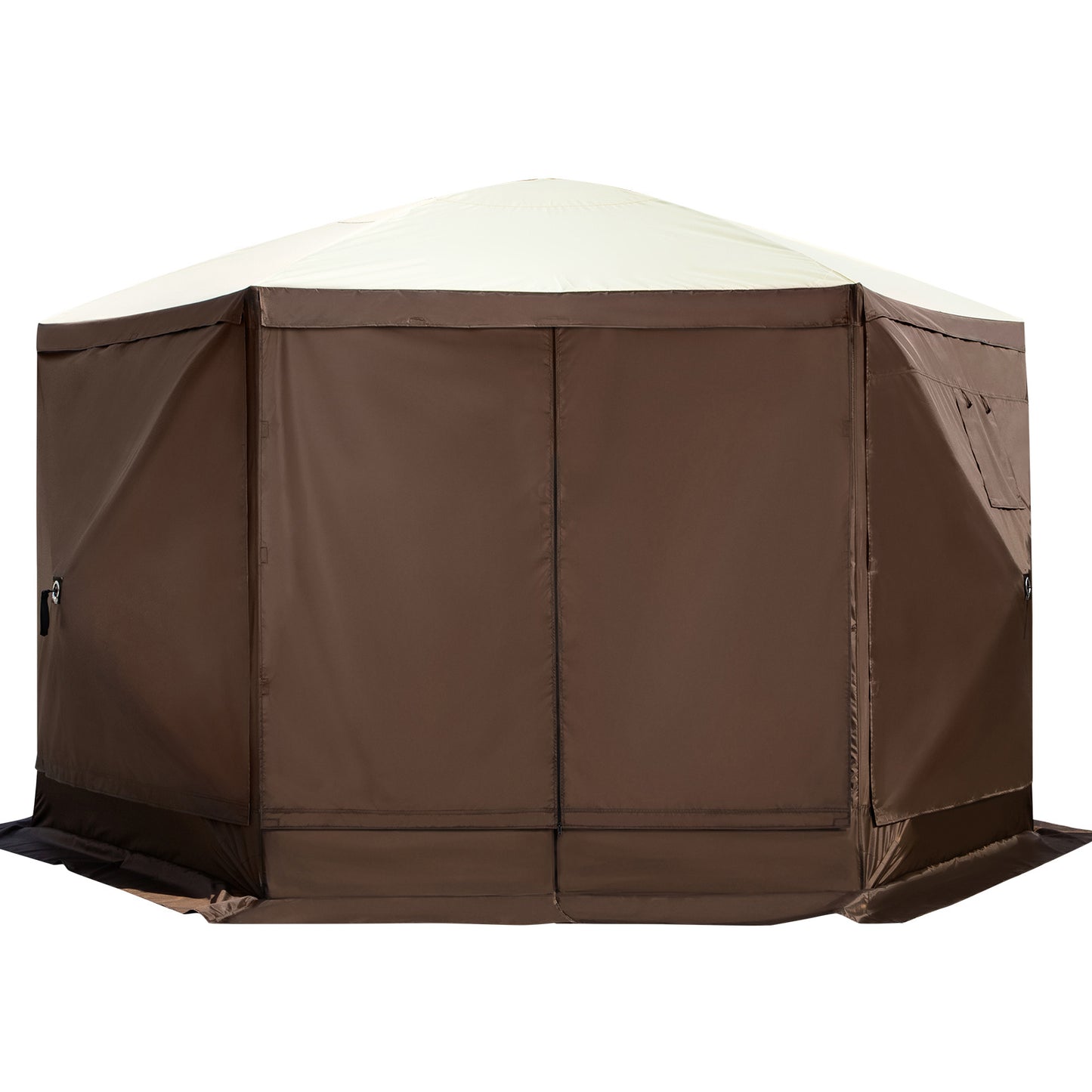 Pop-up Camping Gazebo – Camping Tent – Partytent – Luifel – Schaduwdoek – 12x12 Voet – 300D Oxford Waterafstotend – Stevig Stalen Frame