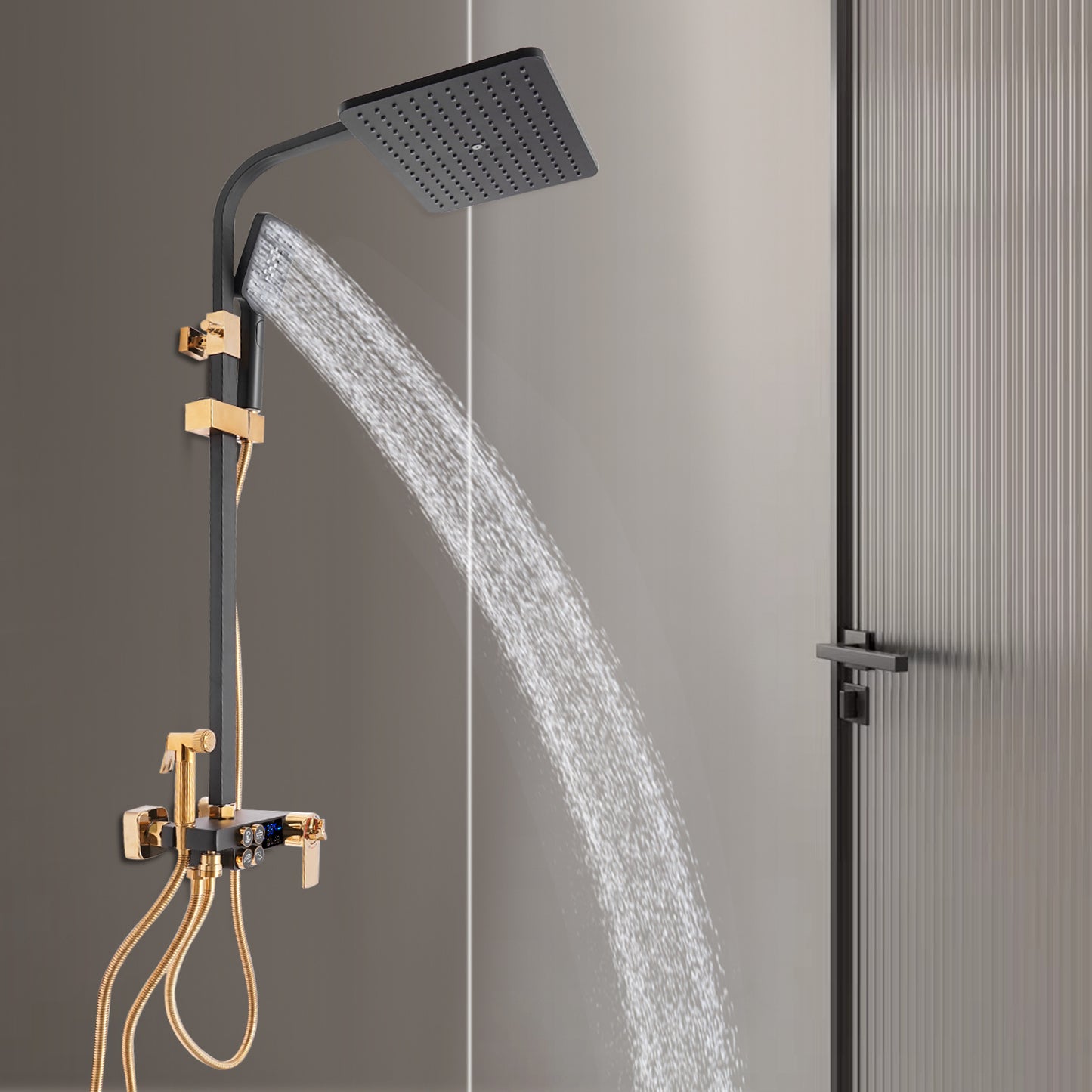Douche Mengkraan – Douchekraan – Mengkraan – Douche Set – Douchesysteem – Handdouche – Regendouche – Wandmontage – Enkele Hendel Bediening