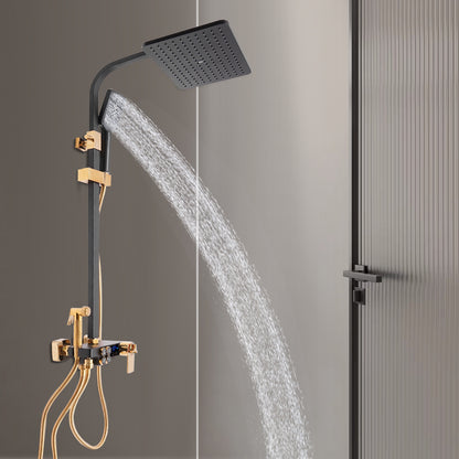 Douche Mengkraan – Douchekraan – Mengkraan – Douche Set – Douchesysteem – Handdouche – Regendouche – Wandmontage – Enkele Hendel Bediening