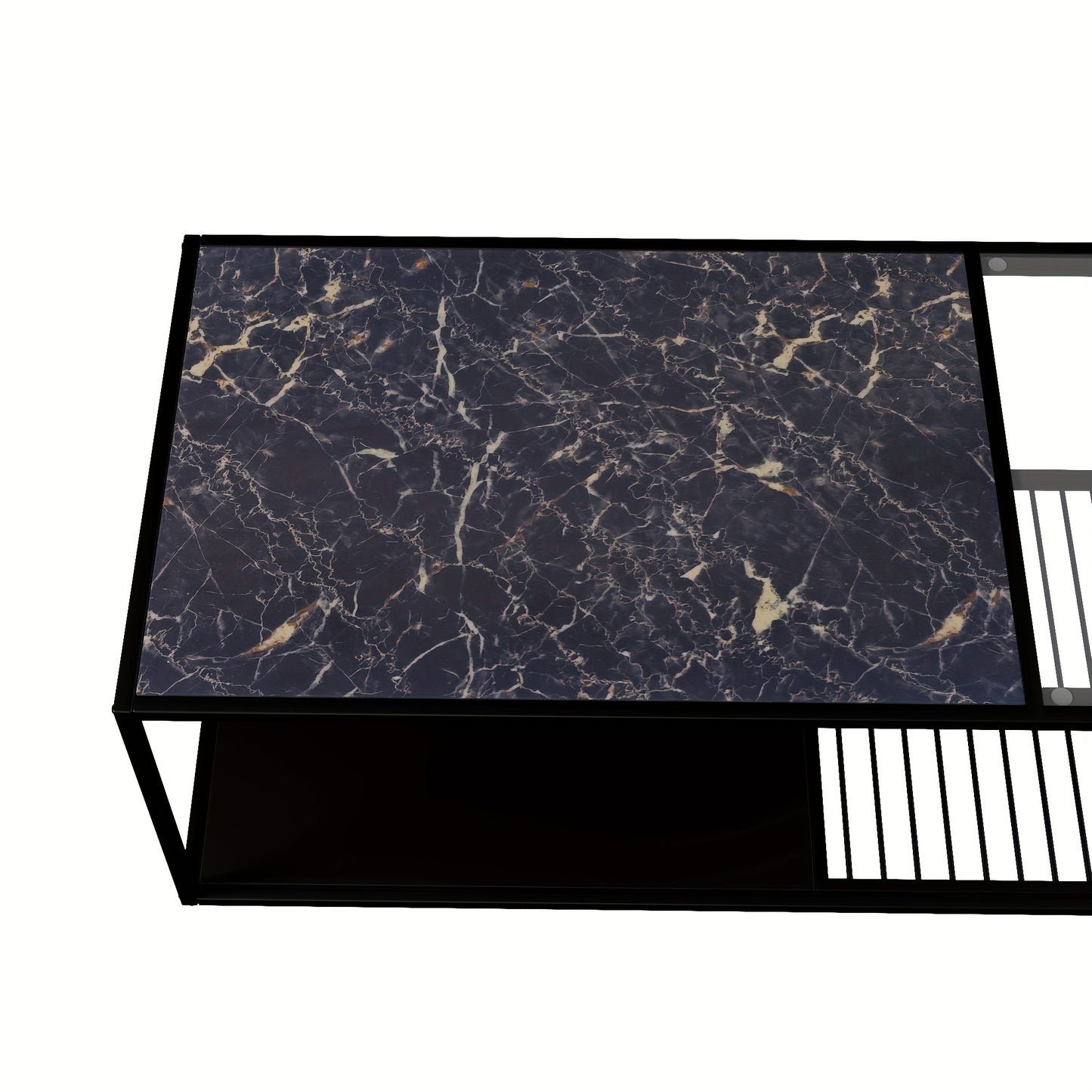 Coffee Table With Glass Wrought Iron Coffee Table With Lots Of Storage Space