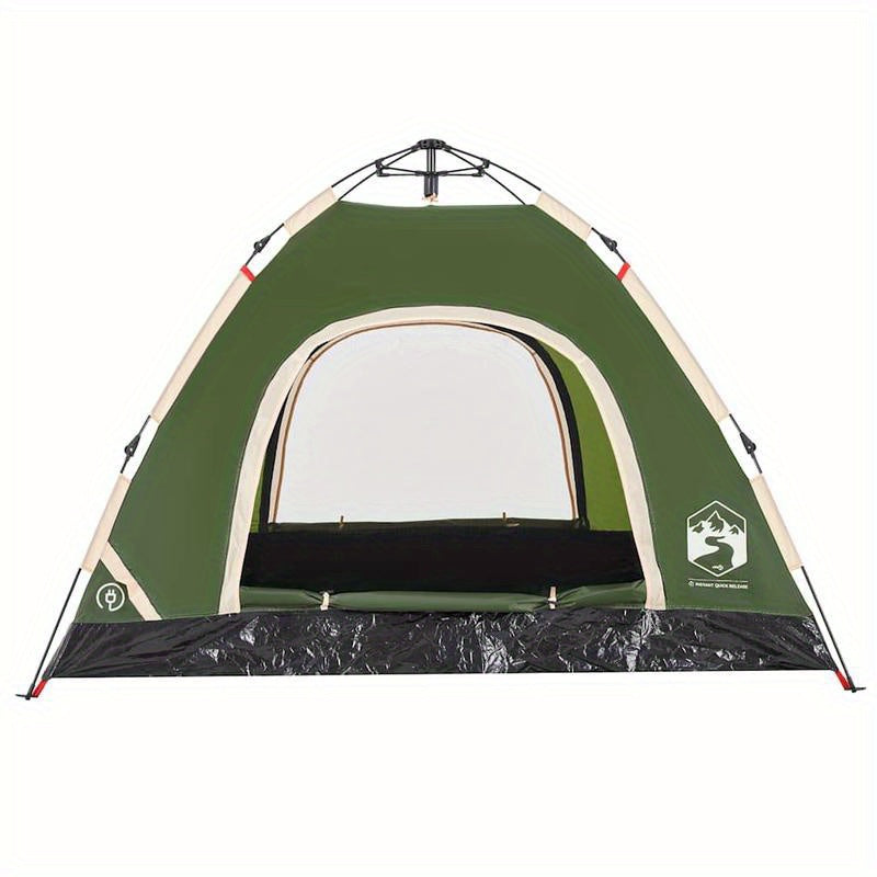 3-Persoons Tent – Camping Tent – Kampeertent – Buitentent – Lichtgewicht Tent – Groen – Snel Op Te Zetten – Waterafstotend Polyester