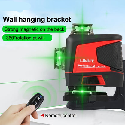 Laserwaterpas – Laserwaterpas 16 Lijnen – Lijnlaser – Nivelleerinstrument – Waterpas Laser – 16 Lijnen Voor Precisie – 360° Draaibare Basis – Oplaadbare Lithium Accu