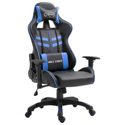 Gamingstoel – Bureaustoel – Racestoel – Gamestoel – Werkstoel – Ergonomisch Design – Verstelbare Rugleuning – Blauw