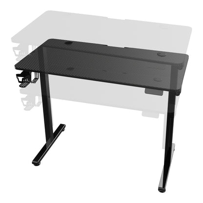 Verstelbaar Bureau – Zit-Sta Bureau – Elektrisch Bureau – Ergonomisch Bureau – Wit 140x60 cm – Traploos Verstelbaar 72-117 cm – Geheugenfunctie