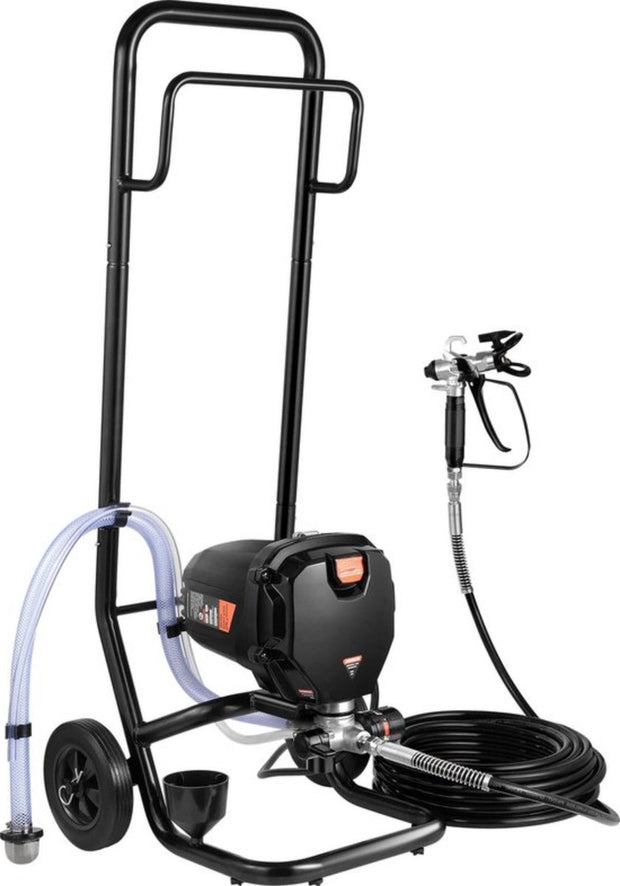 Draagbaar - Professionele Airless Verfspuit - Met Wielen - Met Kar - 950W - 3000psi