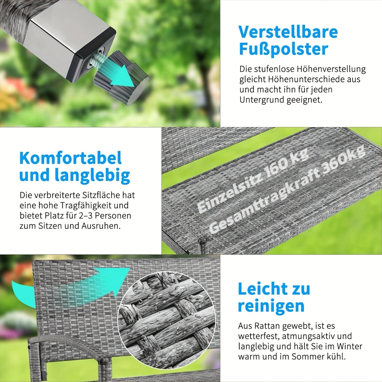 Inklapbare Partytent – Vouwtent – Tuinpaviljoen – Schaduwtuin Tent – Markt Tent – 3x6 Meter – 6 Zijpanelen – Verstelbare Hoogte – UV Bescherming 50+
