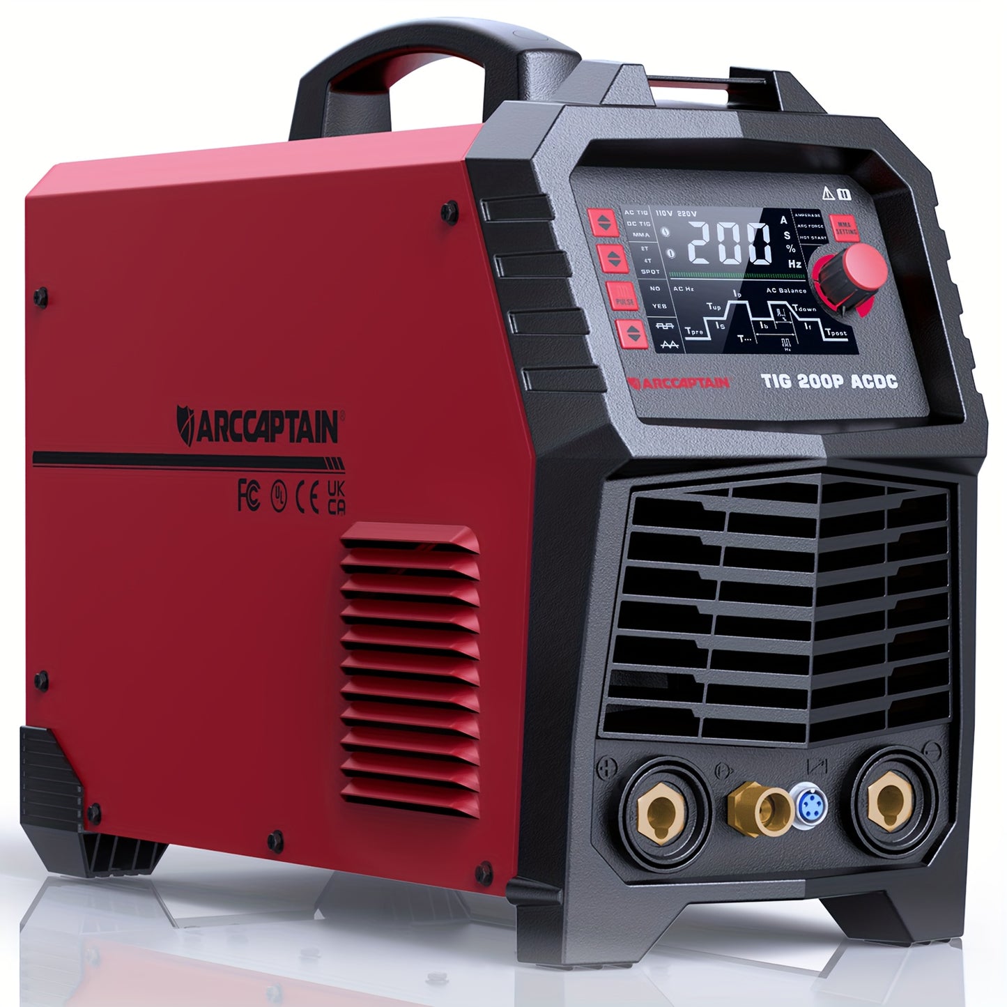 TIG Lasmachine AC/DC – Aluminium Lasser – MMA Lasapparaat – Spotlasser – Multifunctionele Lasmachine – Pulsfunctie – 200 Ampère – 110V/220V Dual Voltage