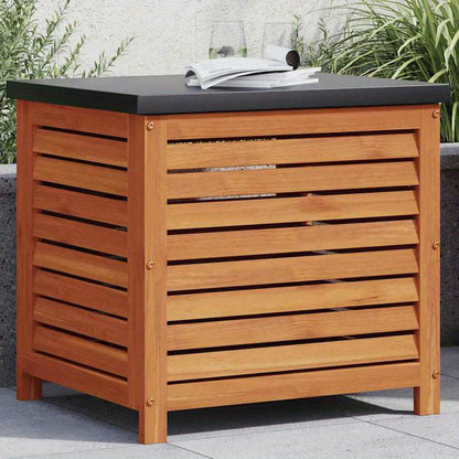 Gartenbox – Tuinkist – Opbergbox – Tuinkistje – Buitenbox – Massief Acaciahout – Weerbestendig & Duurzaam – 60 x 50 x 55 cm