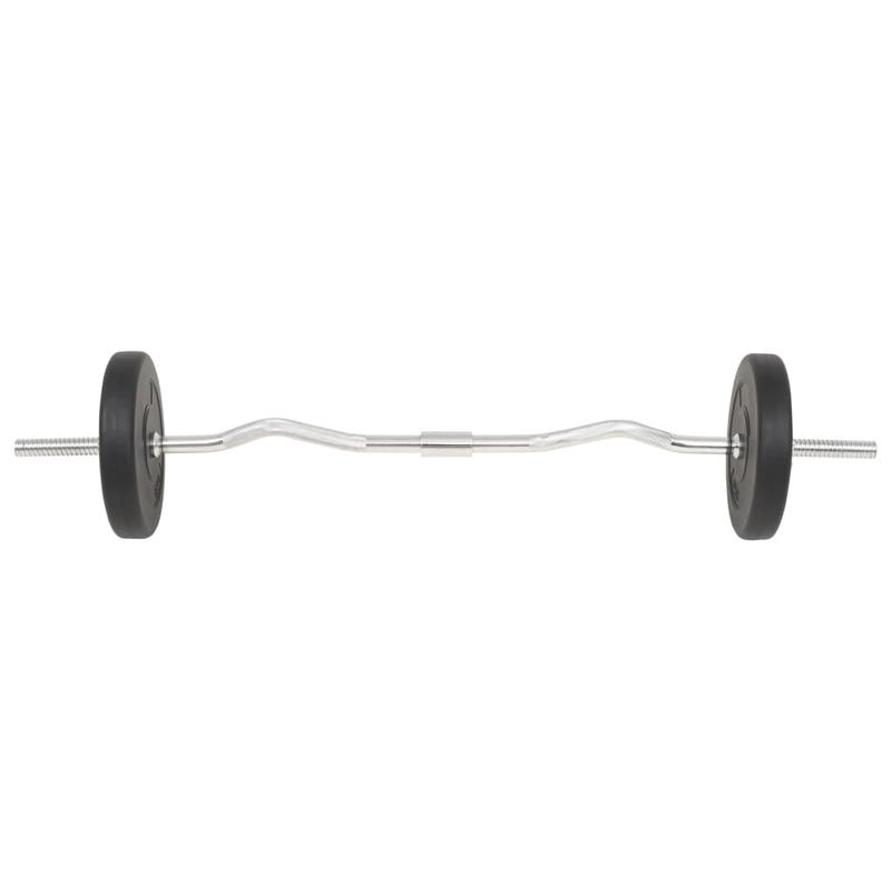 Halterset – Dumbbells – Halterstang – Fitness Gewichten – Krachttraining Set – Verstelbaar Tot 30 Kg – Duurzame Cement Schijven