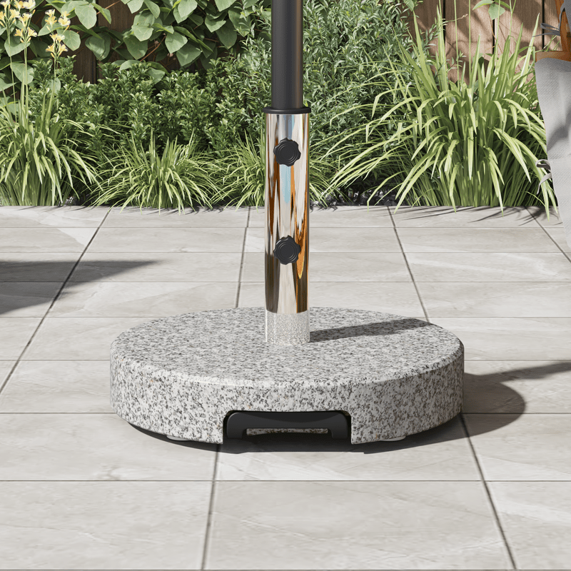 Parasolstand – Parasolvoet – Parasolhouder – Umbrella Base – Buitenstandaard – 29kg Zwaar Carbon Staal – Windproof Anti-Slip Basis Grigio