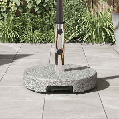 Parasolstand – Parasolvoet – Parasolhouder – Umbrella Base – Buitenstandaard – 29kg Zwaar Carbon Staal – Windproof Anti-Slip Basis Grigio