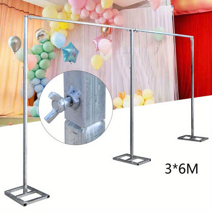 Backdrop Frame – Gordijnframe – Podiumframe – Fotostudio Frame – Curtain Stand – 6 Meter Breed – Duurzaam Metaal