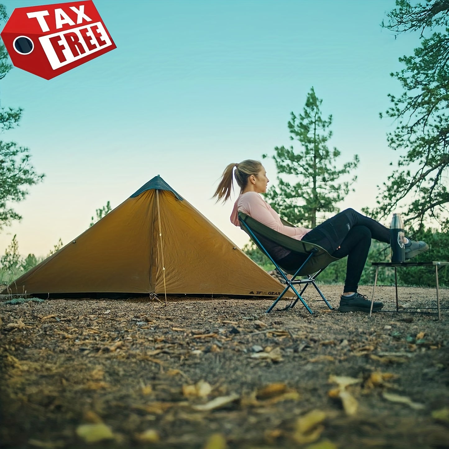 Tent – Kampeertent – Backpacktent – Solo Tent – Lichtgewicht Tent – Ultralicht 1 kg – Ruim Zeshoekig Grondvlak