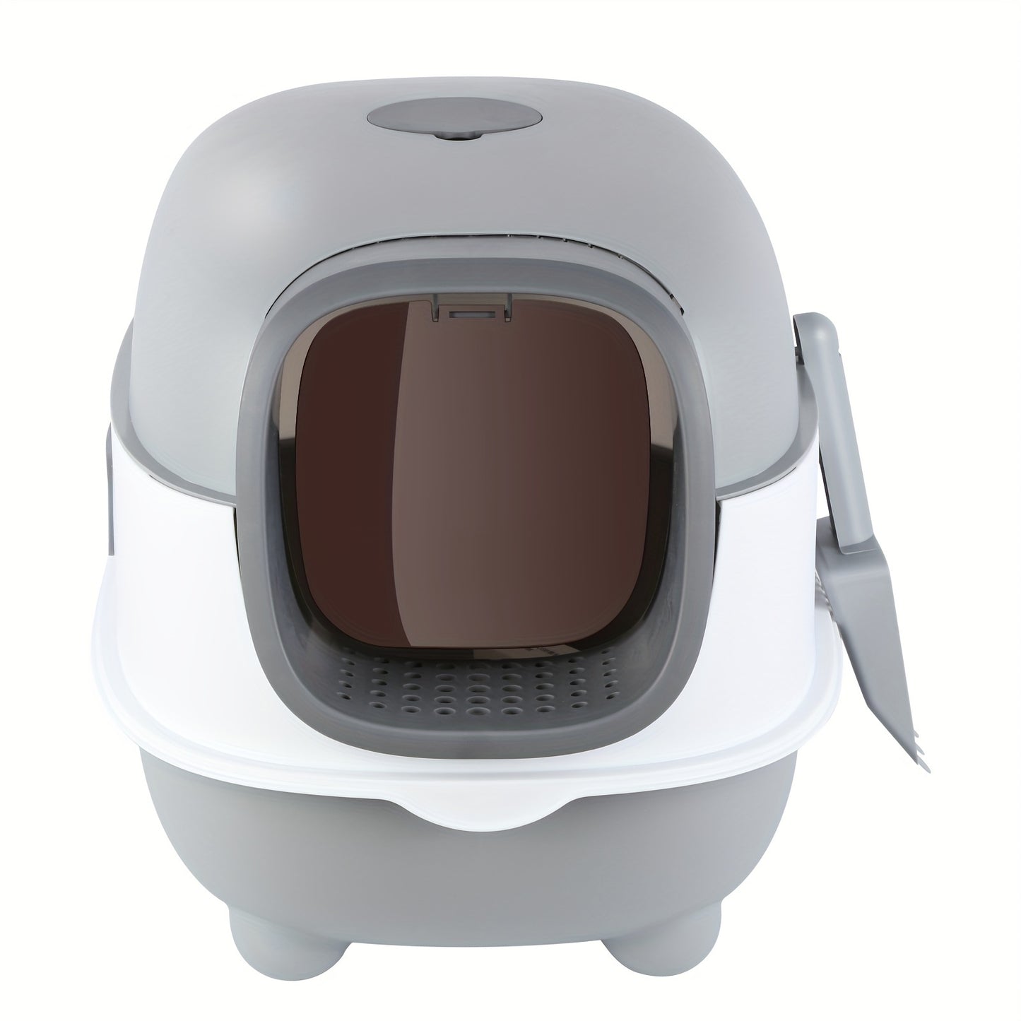 Cat Toilet Training System Kit - Step-by-Step Reusable Litter Box Transition Tool, Space-Saving & Hygienic Design, 39x56x40cm, Durable ABS Material for Easy Cleaning & Discreet Home Use, Cat Litter Box, Pet Waste Management,