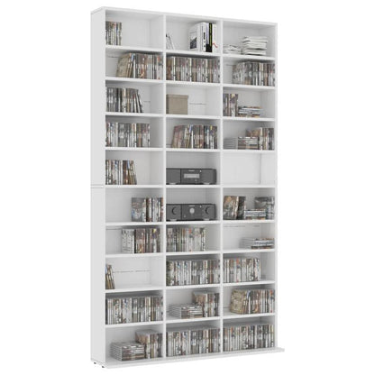 Boekenrek – Boekenkast – Boekenplank – Wandrek – Opbergkast – Wit – Ruim 102x16x177,5 cm – Stevig Hardhout & Kunsthout
