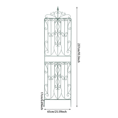 Garden Trellises, Iron Garden Trellis, 2pcs Trellises