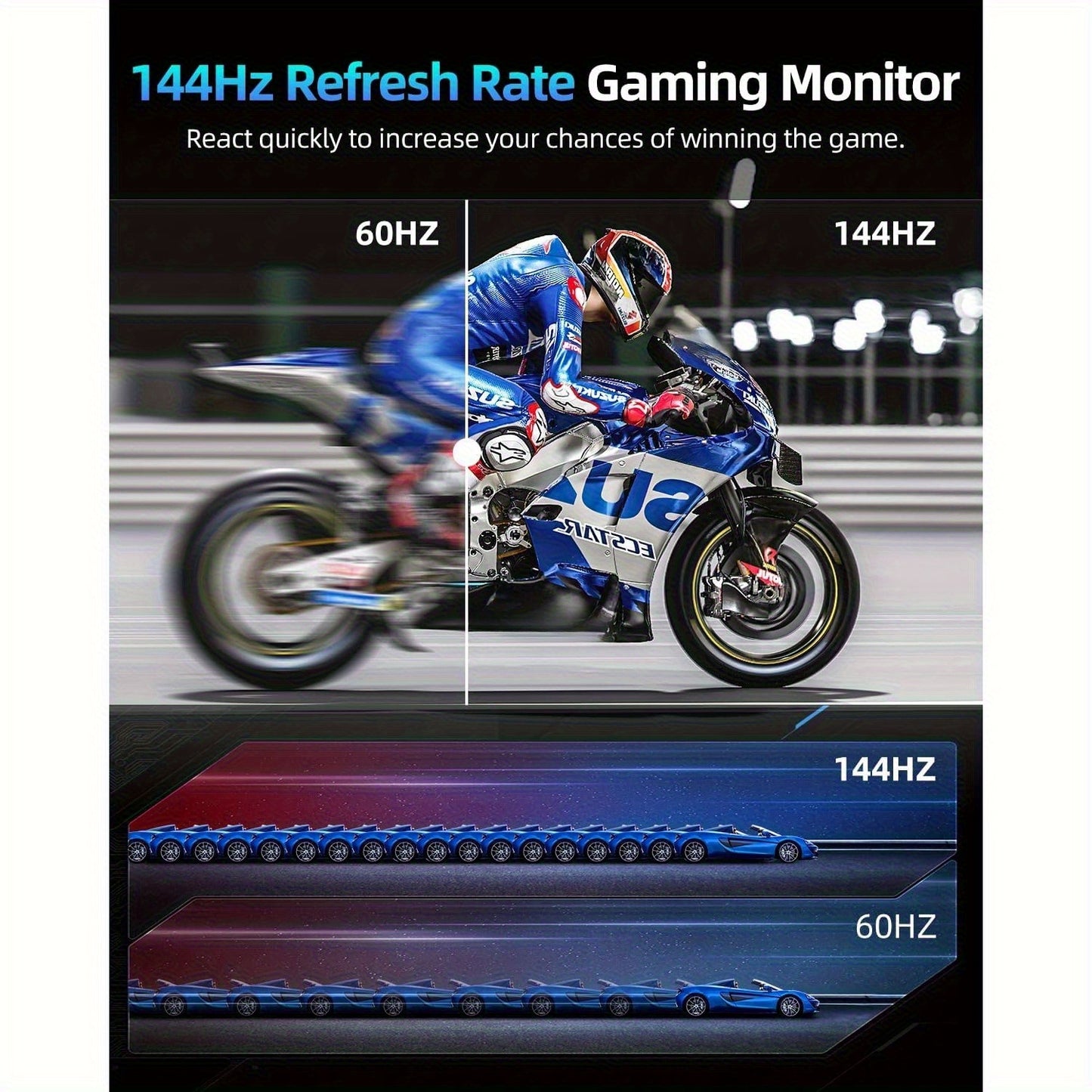 Gaming Monitor – Portable Monitor – Draagbare Monitor – 2K Monitor – QHD Beeldscherm – 18 Inch – 144Hz Refresh Rate – USB-C Aansluiting