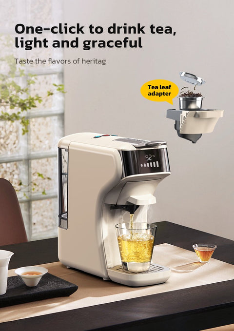 Ariqo Koffiemachine - Koffiezetapparaat - Incl. Melkopschuimer - Capsules - 6-in-1 - Espresso Machine - Warm en Koud - Beige