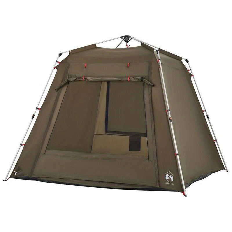 Tent – Kampeertent – Pop-up Tent – Lichtgewicht Tent – Outdoor Tent – 4 Persoons – Quick-Release Systeem – Lichtgewicht & Snel Opzetbaar – Olijfgroen
