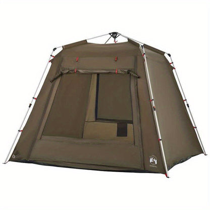 Tent – Kampeertent – Pop-up Tent – Lichtgewicht Tent – Outdoor Tent – 4 Persoons – Quick-Release Systeem – Lichtgewicht & Snel Opzetbaar – Olijfgroen