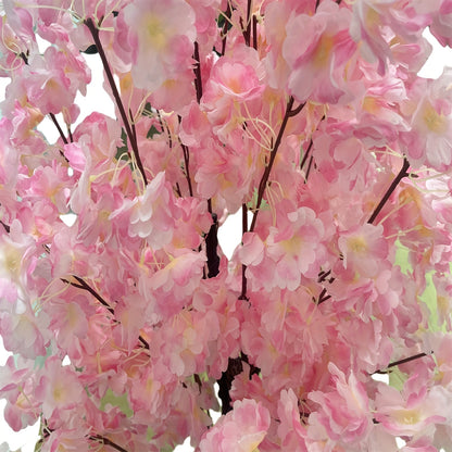 Kunstmatige Kersenbloesemboom – Kunstbloesem – Nepboom – Bloesemplant – Zijdeplant – 180 cm – Realistisch Polyester – Stevige Cementen Pot