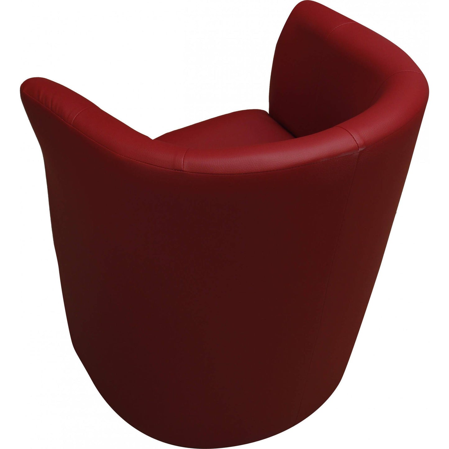 Dpanett Armchair, Upholstered Living Room Chair, Padded Seat with Eco-Leather Armrests, 64x63x76 cm, Available in 5 Colors