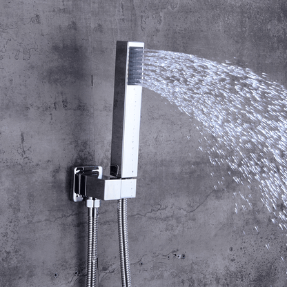 Bathroom Rain Mixer Combo Set, Wall Mounted Rainfall Shower Head Set, Bathroom Shower Set