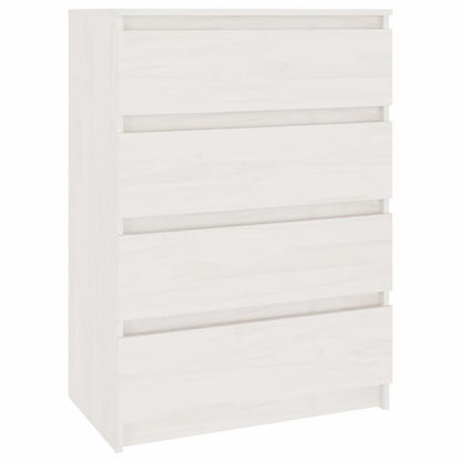 Set van 3 Witte Side Cabinets – Opbergkastjes – Display Cabinets – Kastjes – Multi-Pack Kastjes – Massief Grenenhout – Ruimtebesparend Ontwerp – Modern Strak Design