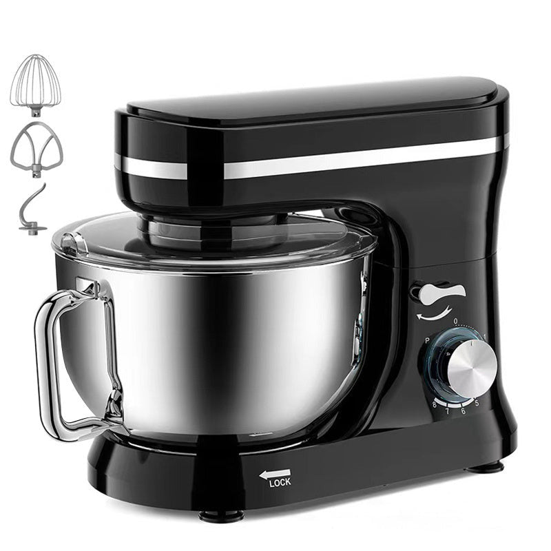 Elektrische Keukenmixer – Standmixer – Handmixer – Mixer Blender – Mixer Grinder – 4,2 Liter Mengkom – 6 Snelheden Krachtige Motor – Zwart