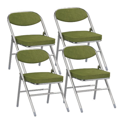 Corduroy Stoelen Set 4 – Eetkamerstoelen – Vergaderstoelen – Kantinestoelen – Evenementenstoelen – Comfortabel en Duurzaam – Stapelbaar en Direct Gebruiksklaar