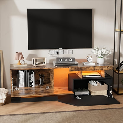 tv meubel – tv kast – lowboard – dressoir – tv tafel – Modern Handenvrij Design – Ruime Opbergruimte Voor TV Tot 165 cm