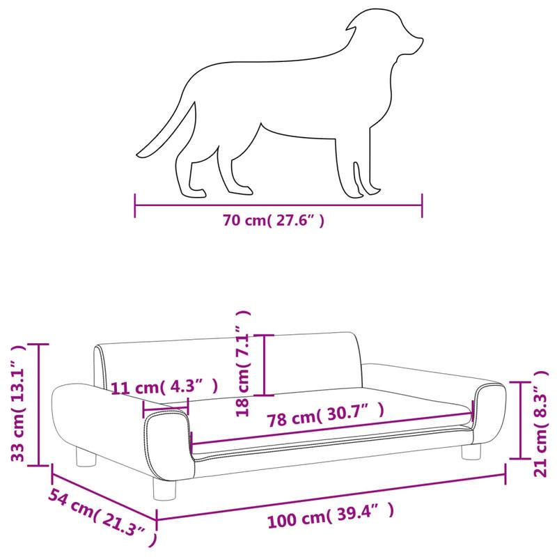 Hondenbed – Hondenkussen – Huisdierenmand – Dogbed – Lichtgrijs – Luxe Velvet – Ruim en Comfortabel – Polyester Materialen