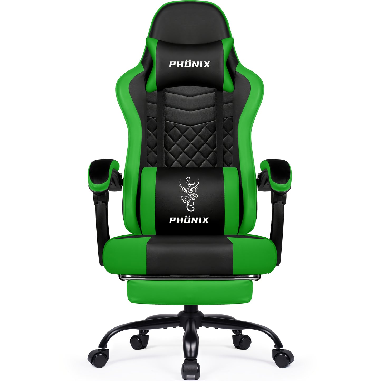 Gamingstoel – Gamestoel – Gaming Chair – Game Stoel – Bureaustoel – Ergonomisch – Verstelbare Voetensteun – Kunstleer Met Traagschuim