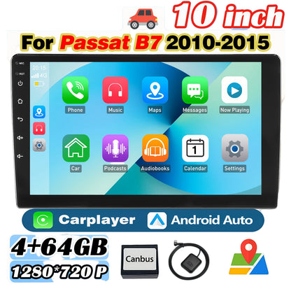 Android Autoradio – Multimedia Speler – Navigatiesysteem – MP3 Speler – FM Radio – 10 Inch IPS Touchscreen – Android 14.0 Met 4GB RAM & 64GB Opslag