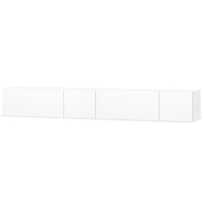TV Kast – Tv Meubel – Mediameubel – TV Dressoir – Tv Meubel Set – Hoogglans Wit – Houtmateriaal 120x40x34 cm