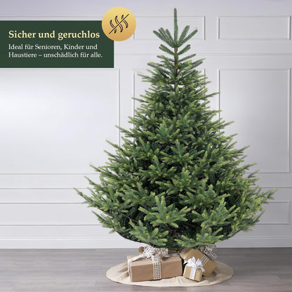 kunstkerstboom – kunstboom – nepkerstboom – kerstboom decoratie – PVC kerstboom – 210 cm – realistisch vouwsysteem – stevige metalen standaard