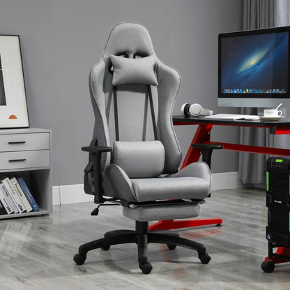 Bureaustoel – Ergonomische Stoel – Office Chair – Draaistoel – Kantoorkruk – Verstelbare Armleuningen – Verwijderbare Lendensteun – Schommelfunctie – Duurzaam Kunststof Frame – Comfortabel Zitten