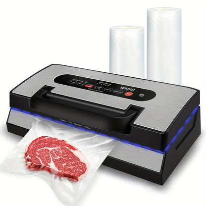 Vacumeermachine – Vacuümsealer – Vacuum Sealer – Sealapparaat – Vacuümmachine – Automatisch – 90 kPa Vacuümkracht met Dubbele Sealfunctie en LED-Verlichting