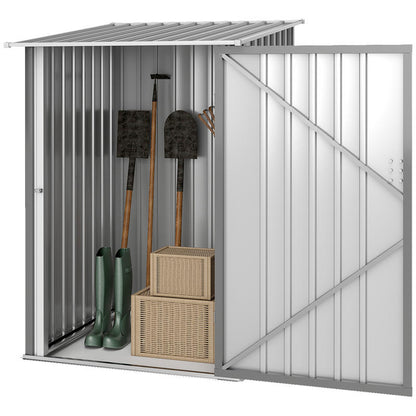 Gereedschapsschuur – Tuinberging – Berging – Opberghok – Tuinkast – Grote Afmetingen 100x103x160 cm – Robuust Gegalvaniseerd Staal – Verwijderbare Panelen
