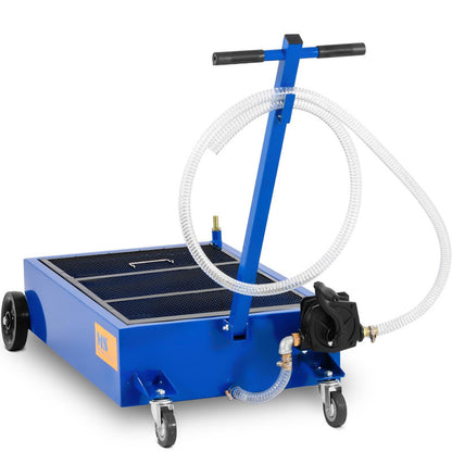 Olieopvangwagen – Oliedrainwagen – Olieafvoerwagen – Olieopvangbak – Oliecontainer – 75 Liter Capaciteit – Handpomp 20L/min