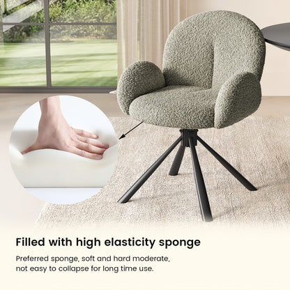 Draaistoelen – Eetkamerstoelen – Bureaustoelen – Lounge Stoelen – Armleunstoelen – Set Van 2 Blauwig-Grijze Stoelen – Ergonomisch Comfort – Duurzaam Modern Design