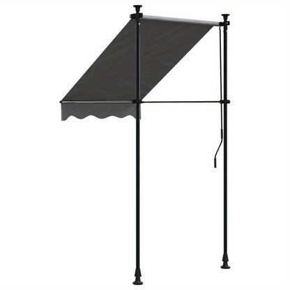 Uittrekbare Luifel – Zonnescherm – Uitvalscherm – Balkonluifel – Terrasluifel – Weerbestendig Polyester – Compact 100x150 cm