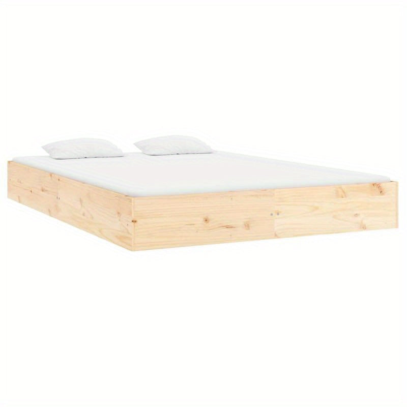 Bedframe – Bed – Kinderbed – Eenpersoonsbed – Meubel – Houten Hardhout – Geschikt Voor Matras 120x200 Cm – Modern Design